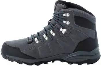Jack Wolfskin Refugio Texapore Mid (4049841) grey/black – Hochwertige Materialien und durchdachte Konstruktion