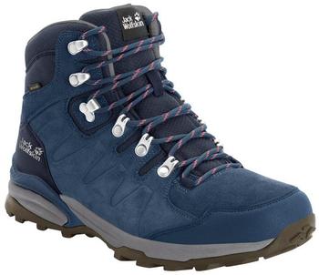 Jack Wolfskin Refugio Texapore Mid Women (4050871) brown/apricot – Laufsohle aus Gummi mit profilierten Stollen