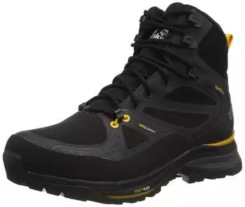 Jack Wolfskin Force Trekker Texapore Mid M (4048601) black/burly yellow XT – Jack Wolfskin Force Trekker Texapore Mid M: Der perfekte Begleiter für Ihre Outdoor-Abenteuer