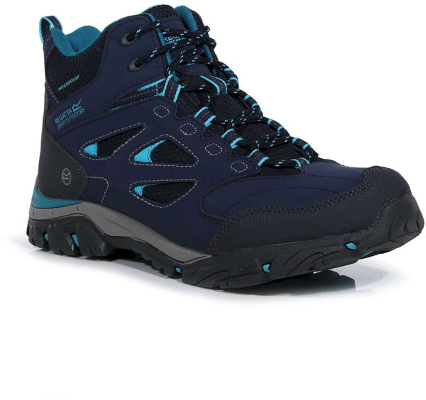 Regatta Women Holcombe IEP Mid High Rise Hiking Boots navy azure blue