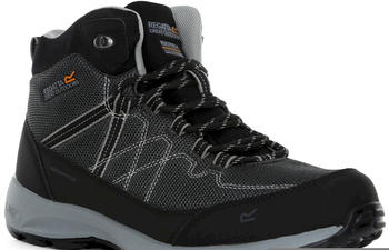 Regatta Men's Samaris Lite Waterproof Mid Walking Shoes black dark steel