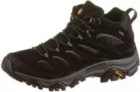 Merrell - Wanderschuhe aus GORE-TEX - Moab 3 Mid Gtx/Black/Grey f&uuml;r Herren - Gr&ouml;&szlig;e