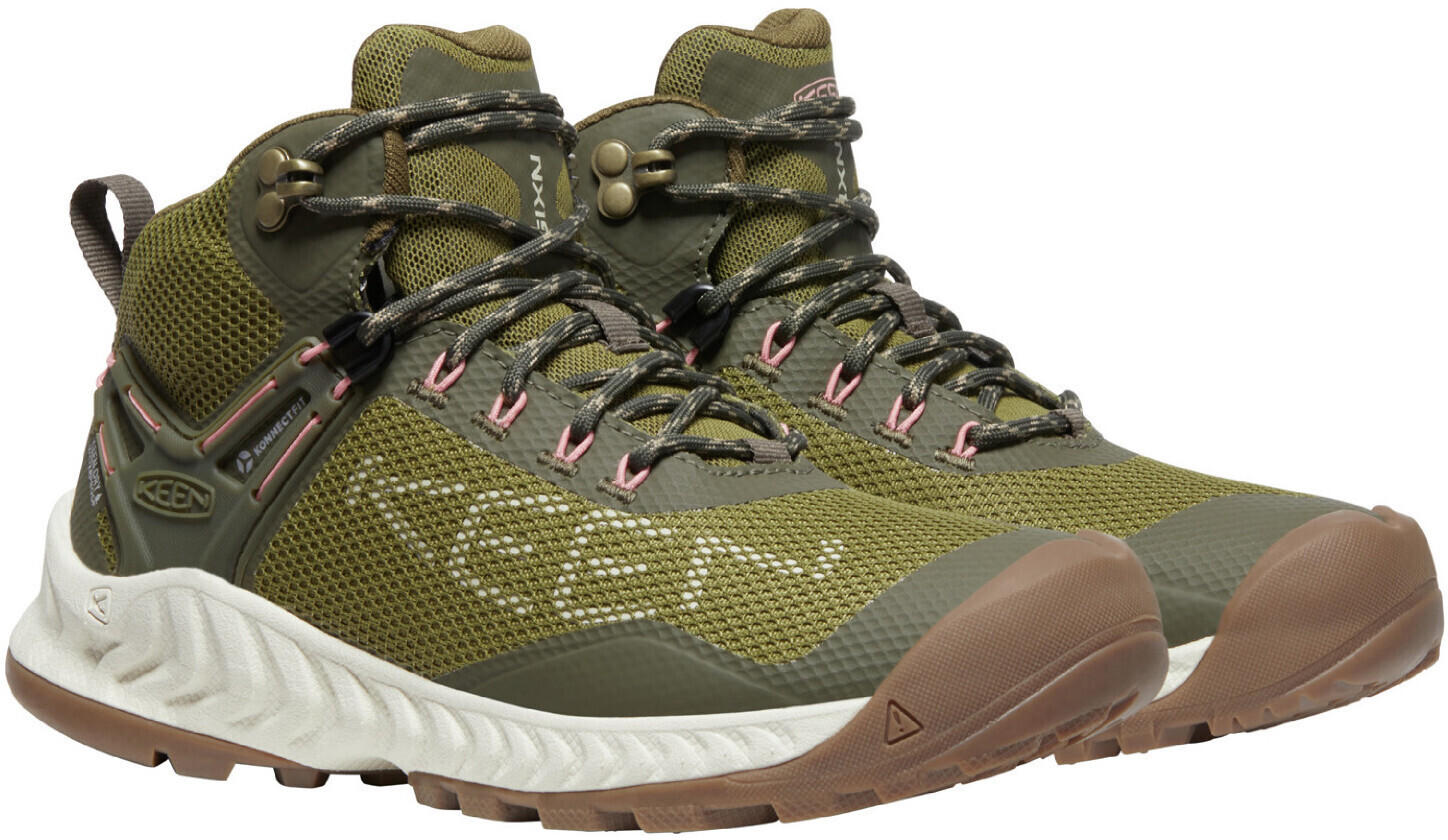 Keen Women's NXIS Evo Mid WP Walking Boots olive drab birch Test TOP
