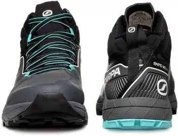 Scarpa Rapid Mid GTX Women (72695G) anthracite/turquoise – Hervorragende Ausstattung für maximalen Komfort