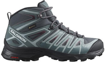 Salomon X Ultra Pioneer Mid GTX Women ebony/stormy weather/wine tasting