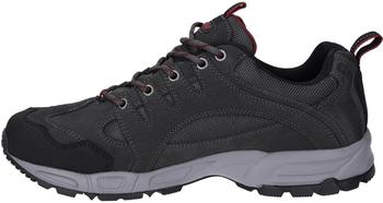 Hi-Tec Auckland Lite Leather Walking Shoes graphite grey/dark red