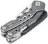 Troika Rucksack Tool Multitool 15 Funktionen Edelstahl mit Karabiner (TOL46/GY)