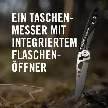 Leatherman Skeletool KB Taschenmesser Edelstahlklinge & Flaschen&ouml;ffner Blau/Pink (LEAT-833157)
