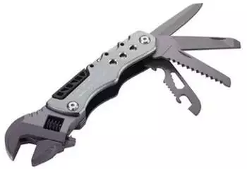 Troika Maulschlüssel Multitool 12 Funktionen, grau (TOL44/GY)