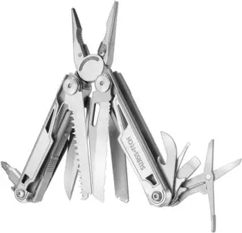 LuxusKollektion Multifunktionszange 16-in-1, Edelstahl, faltbar