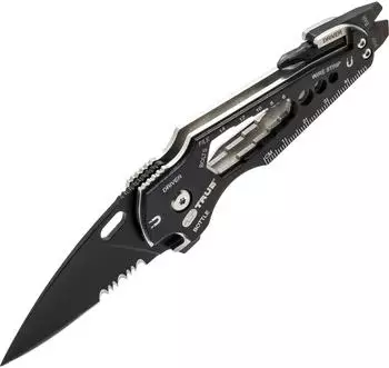 True Utility Smartknife+ Multitool 15 Werkzeuge, schwarz (TU6869)