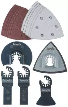 KWB Multifunktionswerkzeug-Zubeh&ouml;r-Set, 17-teilig (708900)
