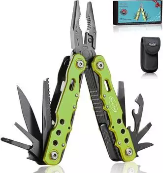 LuxusKollektion Multitool Zange Camping Outdoor, grün