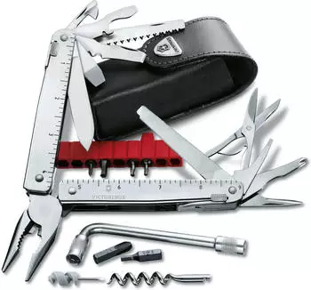 Victorinox SwissTool Plus I mit Leder-Etui (3.0338.L)