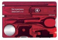 VICTORINOX SwissCard Lite transluzent rot