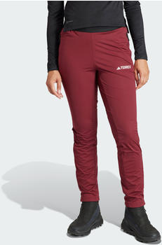 Adidas Woman Terrex Xperior Cross Country Ski Soft Shell Pants shadow red (IB1128)
