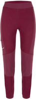 Salewa Funktionsleggings "Alpine Hemp" in Bordeaux, Gr&ouml;&szlig;e 44, rot, Damen