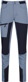 Bergans Women's Cecilie Mountain Softshell Pants (2556) misty sky blue/navy blue