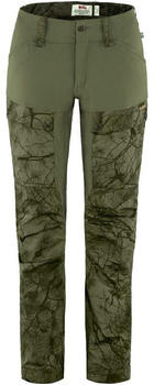 Fj&auml;llr&auml;ven Keb Trousers Curved Women Long green camo/laurel green