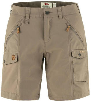 Fjällräven Nikka Shorts Curved Women Suede Brown
