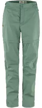 Fj&auml;llr&auml;ven Abisko Hike Zip-off Trousers Women Regular Patina Green