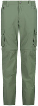 CMP Men's Zip-Off Stretch Trousers With Cargo Pockets (31T5627) salvia