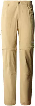 The North Face Women's Exploration Conv Straight Pants (7Z97) khaki stone