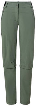 VAUDE Women's Farley Stretch Capri T-Zip Pants III agave