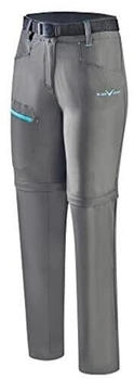 Black Crevice Zip Off Leg Trekkinghose anthrazit türkis