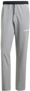Adidas Terrex Outdoorhose grau wei&szlig;
