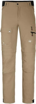 Bergson FROSLEV Comfort Herren Wanderhose recycelt elastisch Taschen Travertine 604