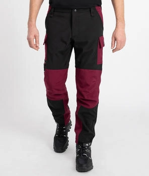 Rock Creek Softshellhose Outdoor Weinrot