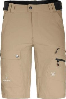Bergson Froslev Comfort Bermuda Wandershorts recycelt elastisch Taschen beige