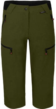 Bergson Outdoorhose PORI Capri dunkel grün