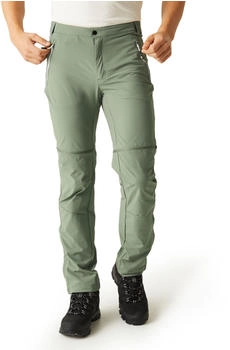 Regatta Mountain Zip-Off-Wanderhose grün