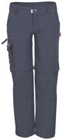 Trollkids Zipp-Off-Trekkinghose "Oppland" - Regular fit - in Anthrazit - 104