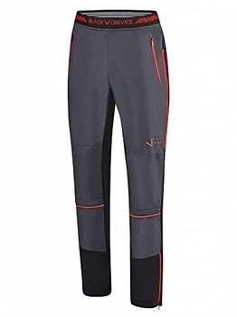 Black Crevice Skitourenhose schwarz rot