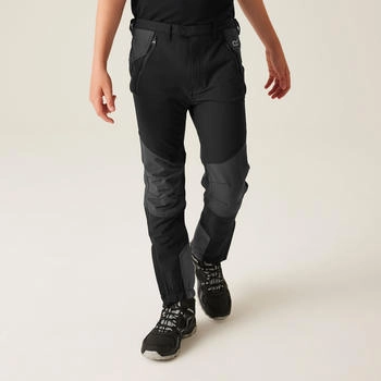 Regatta Tech Mountain Stretch-Wanderhose Kinder schwarz