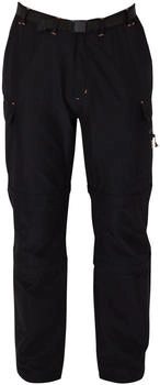 Deproc Active Outdoorhose KENTVILLE Double Zip-Off schwarz