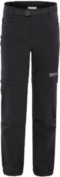 Jack Wolfskin Active Zip Off Pants Kids (A63686) black