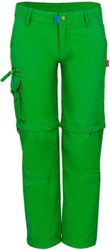 Trollkids Zipp-Off-Trekkinghose 'Oppland' slim fit grün