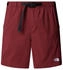 sumac: The North Face Class V Pathfinder 7-Zoll-Shorts mit Gürtel für Herren (NF0A8BHV)