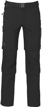 Bergson Queensland Doppel Zipp-Off T-Zipp Wanderhose schwarz