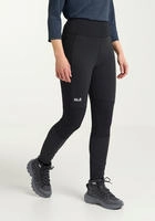 Jack Wolfskin Damen Hike with Me Tights W Leggings, Schwarz, XL EU