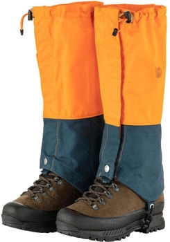 Fjällräven Singi X-Gaiters field orange/mountain blue