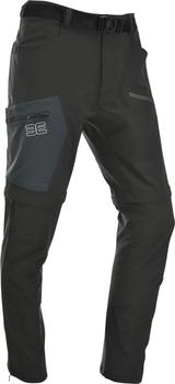 Maul Eiger Ultra T-zipp off Hose elas schwarz anthrazit 0110