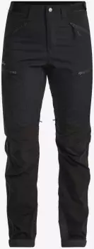 Lundhags Makke High Waist Curved Pants Short schwarz