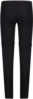 CMP Zip-Off-Hose schwarz anthrazit