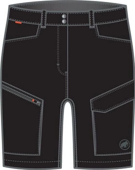 Mammut Zinal Hybrid Shorts Women (1023-00931) schwarz