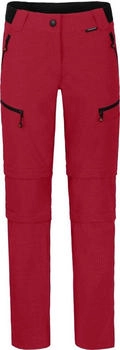 Bergson PORI Zip-Off Wanderhose elastisch rot